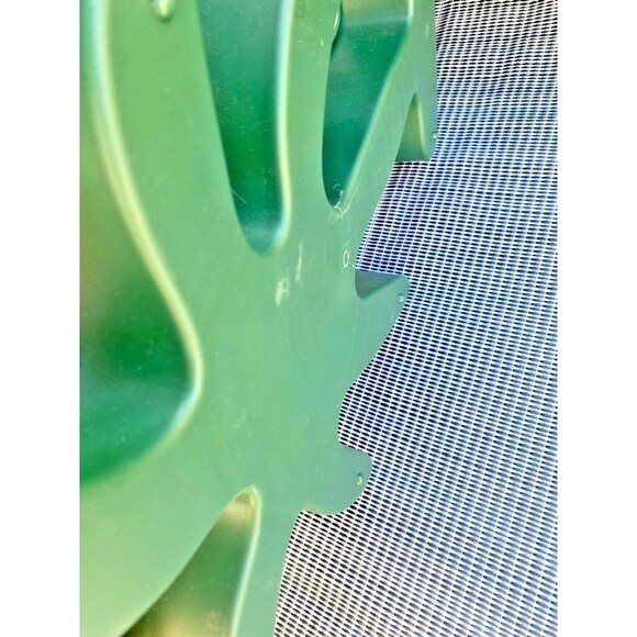 Le Gourmet Chef Palm Tree Servette 9 Section Covered Lid Snack Server Party Tray - Picture 7 of 11